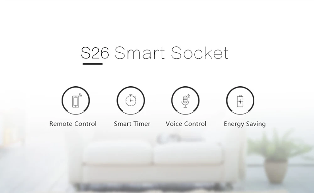 Sonoff S26 Базовая Wifi умная розетка US/EU/UK/AU/BR, беспроводная вилка, умный дом, выключатель питания, розетка, работает с Google Home Alexa