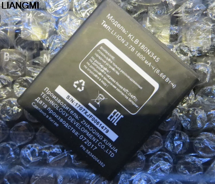KLB180N345 1800 мАч батарея сотового телефона для MTC Smart Sprint 4G мобильный телефон с
