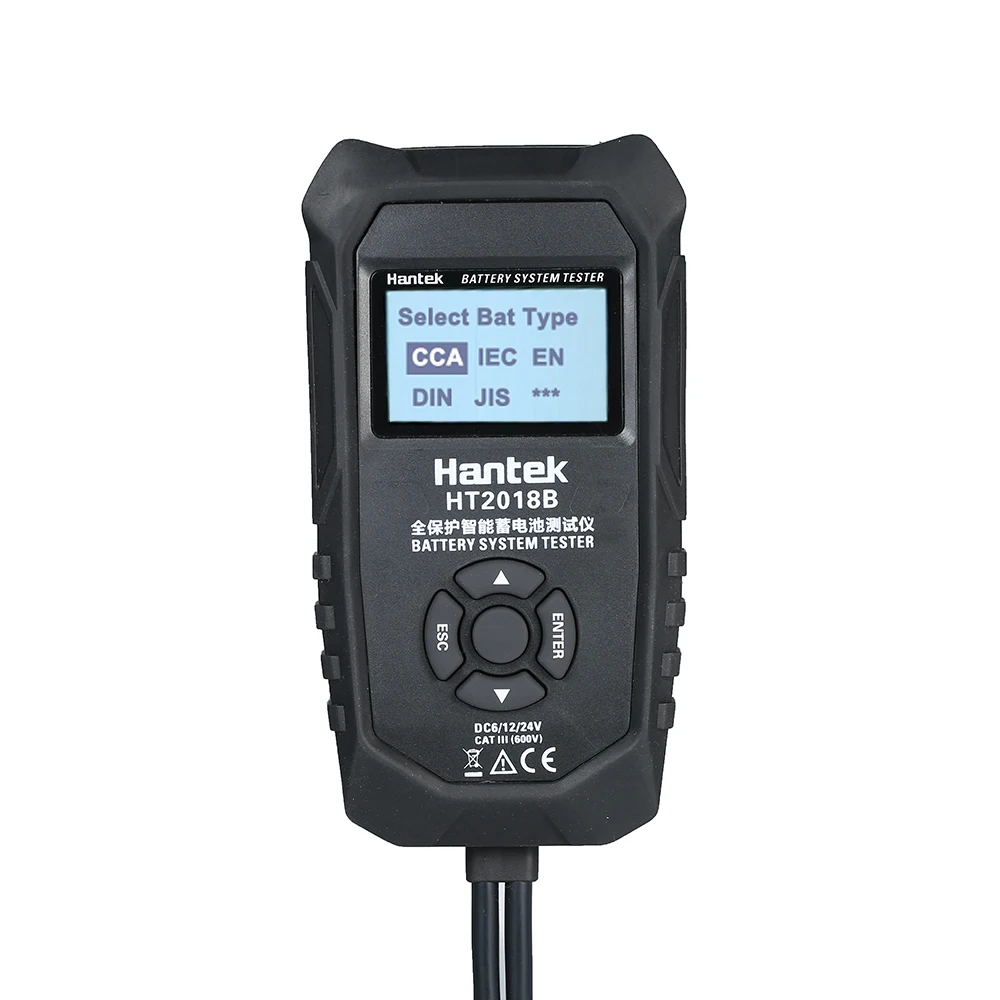 Hantek цифровой 6 в 12 В 24 постоянного тока ЖК дисплей безопасный автомобиль Батарея