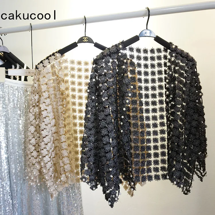 Cakucool Для женщин Роскошные свадебные туфли с отделкой жемчугом и прозрачными