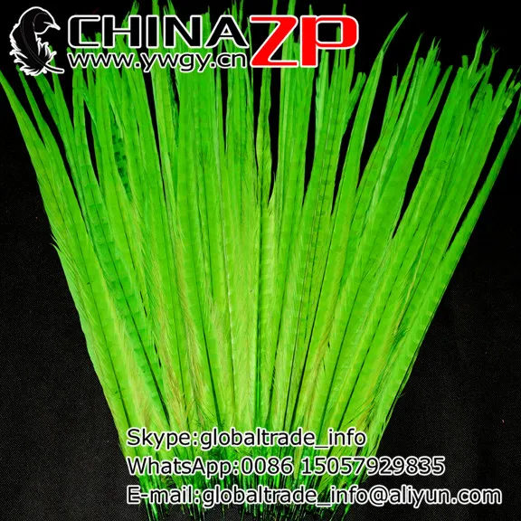 CHINAZP Factory Size from 16inch to 18inch (40-45cm) 100pieces/lot High Quality Natural Ringneck Pheasant Tail Feathers | Дом и сад