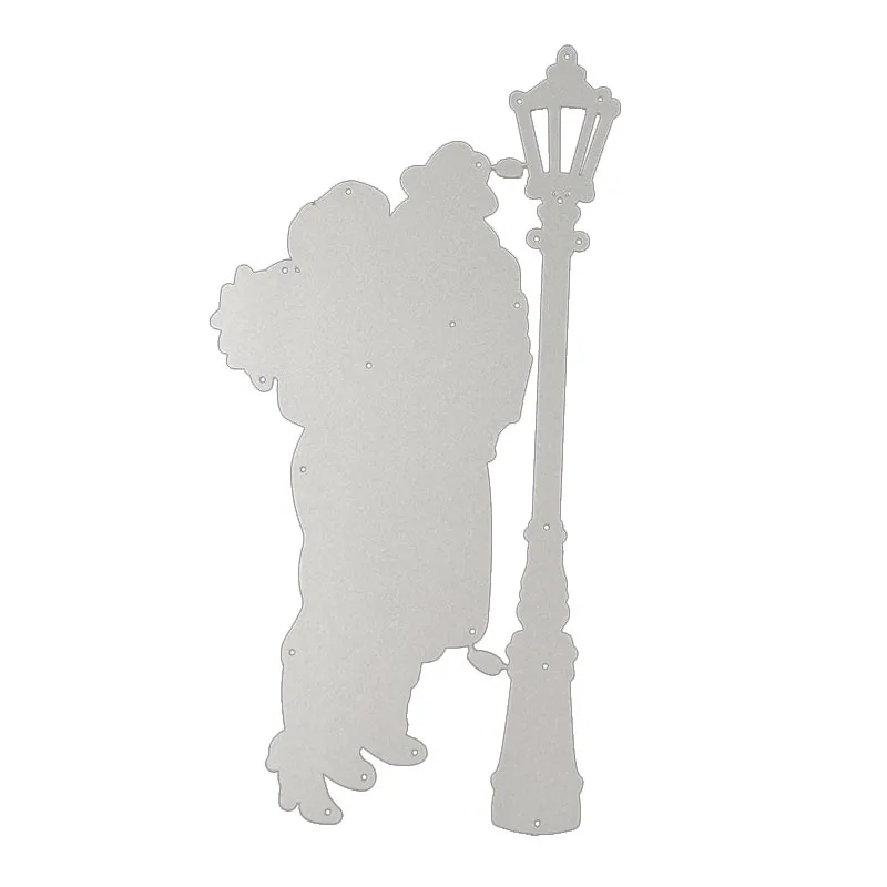 Young couple and street light Metal Cutting Dies Stencils for DIY Scrapbooking Decorative Embossing card making | Дом и сад