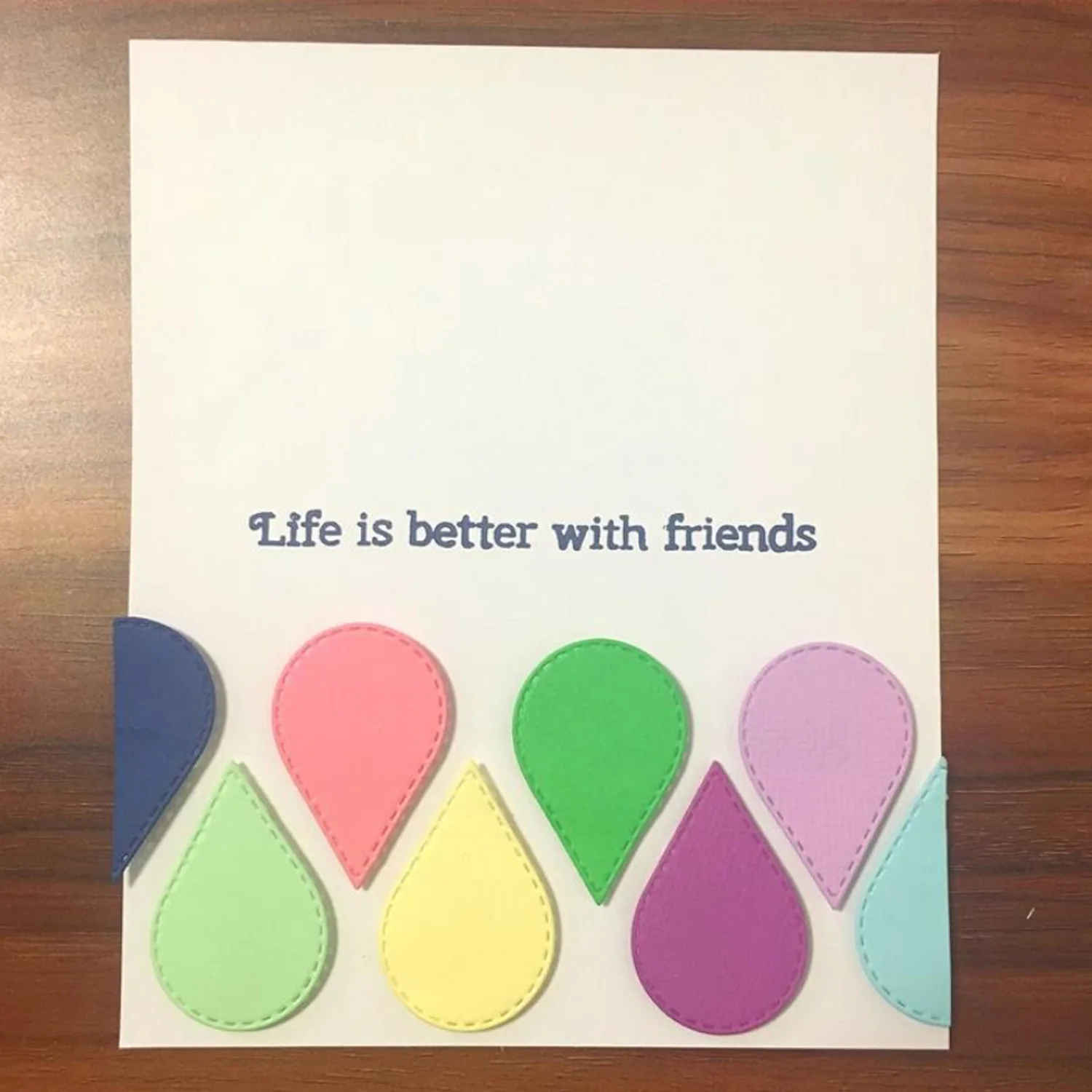 6 штук Металл углерод Сталь капли воды тиснение Трафаретный вырубной штамп