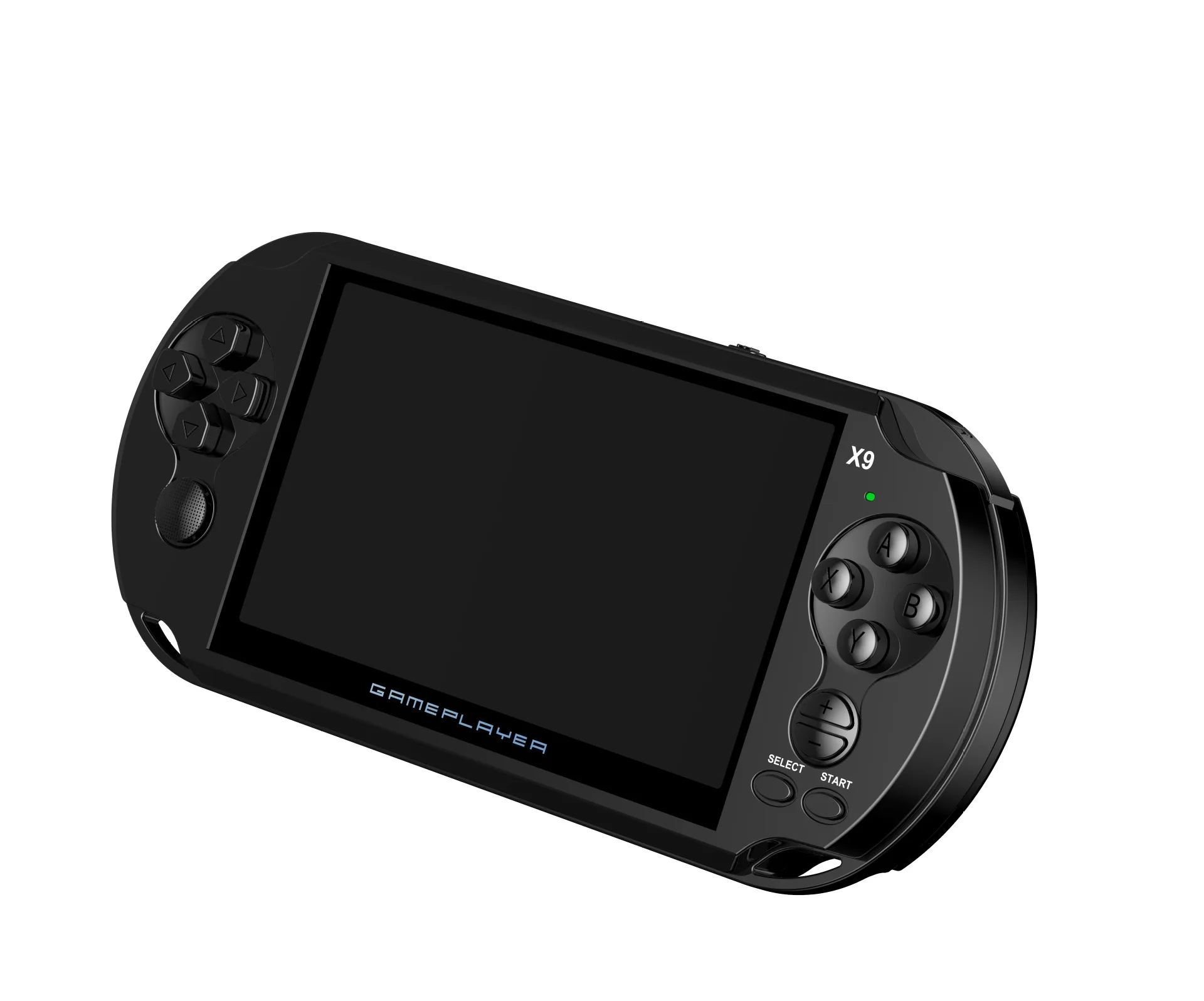 X9 Аркады для Оборудование для psp портативных игровых Экран Цвет Дети Puzzle 5," Цвет Экран для игры GBA видео MP4 книги - Цвет: Черный