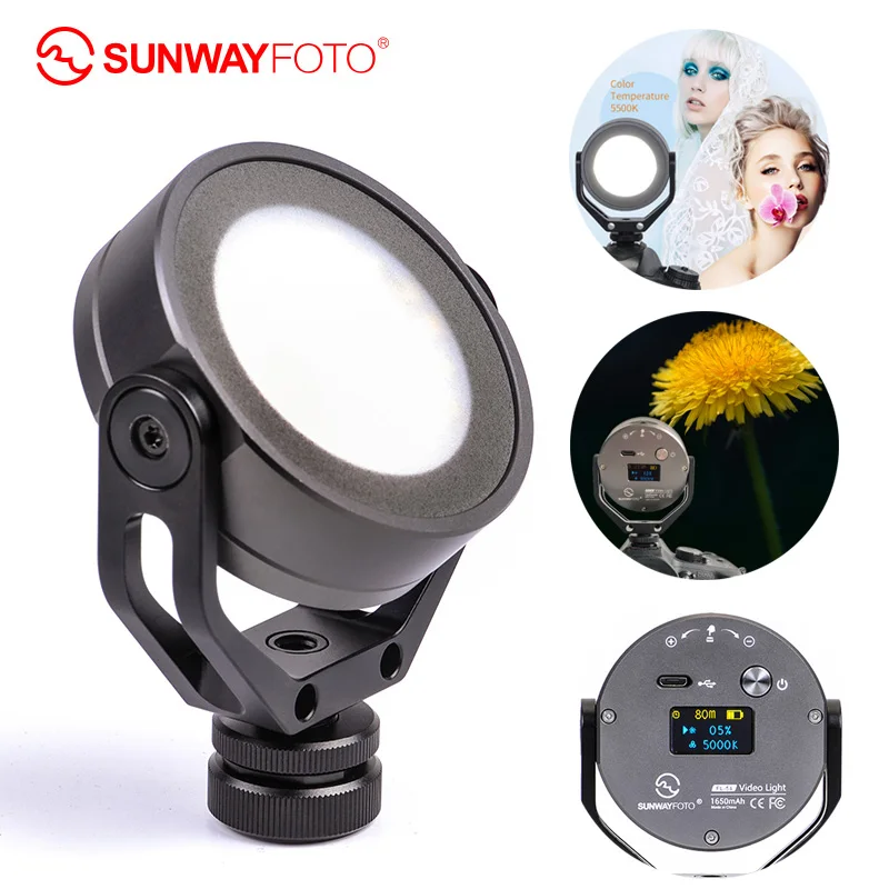 SUNWAYFOTO FL-54 светодиодный фото-, видеокамера студийная световая фотография Освещение Youtube Fotografia светодиодный фотоосвещение наружное видео