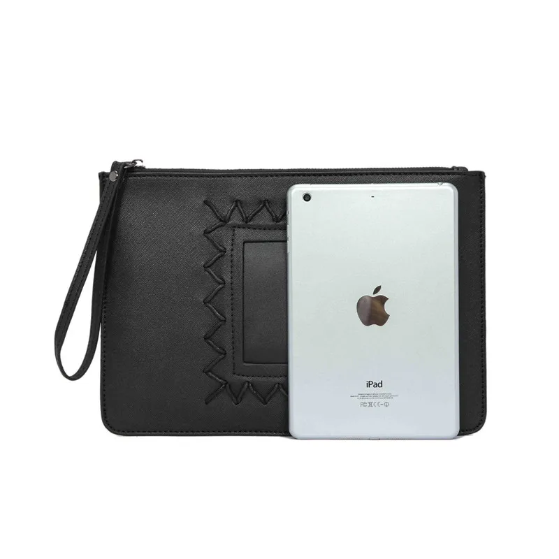 Новинка 2019 модная сумка для Ipad повседневные Черные сумки мужчин и женщин