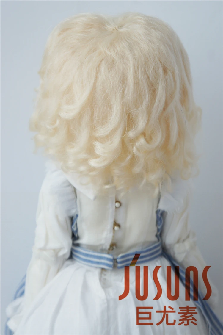 JD012 Модный мягкий мохеровый BJD кукольный парик милый 9 10 дюймов кукольные парики