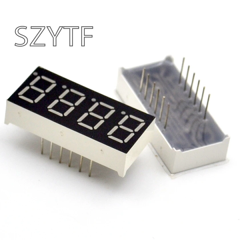 5 шт./пакет 4 бит общий анод 0 56 дюймов четыре бита ярко-красные 5461AS | Электронные