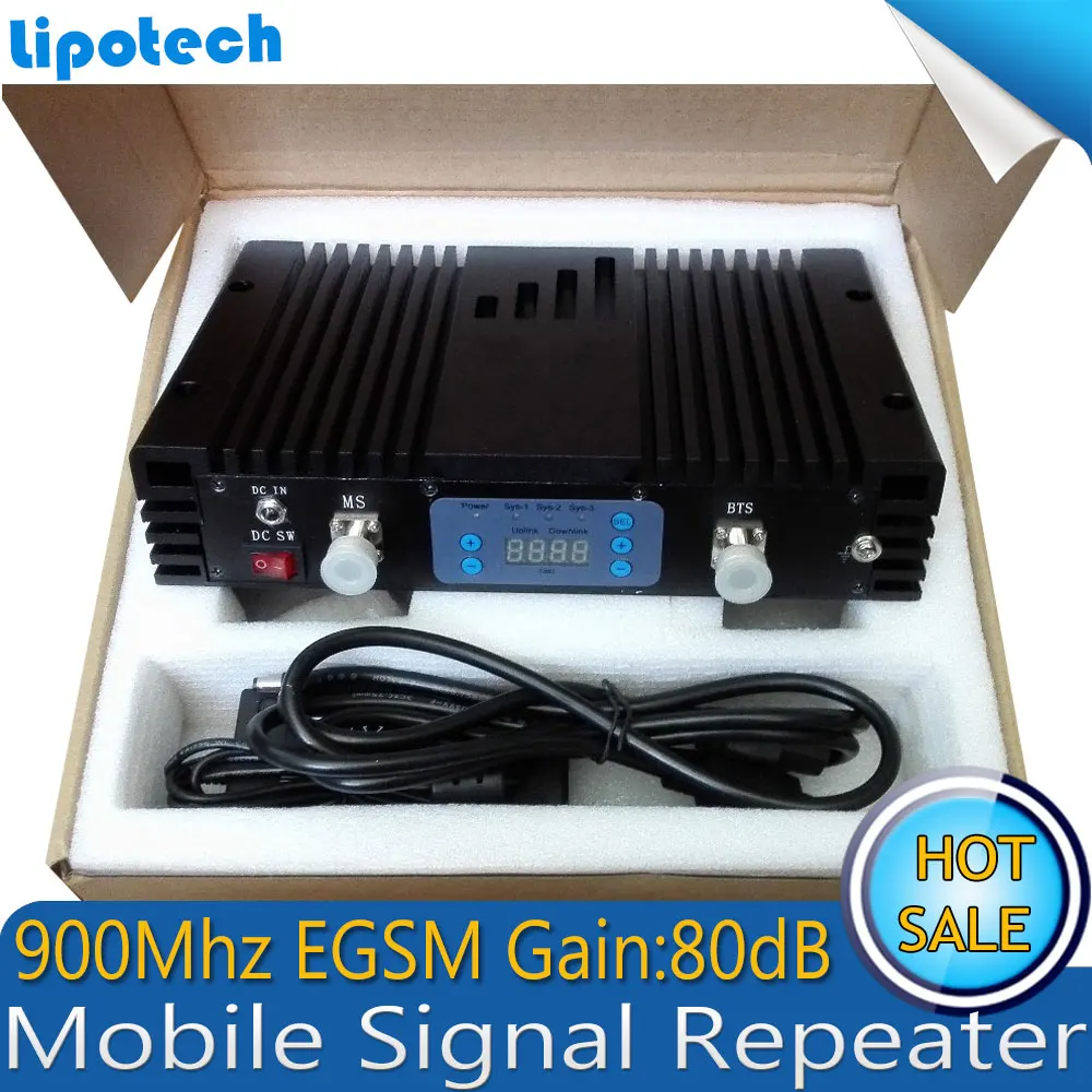 

High Gain 80dB EGSM 900MHz Signal Repeater Extended GSM Cell Phone Signal Booster AGC MGC EGSM Mobile Phone Signal Amplifier