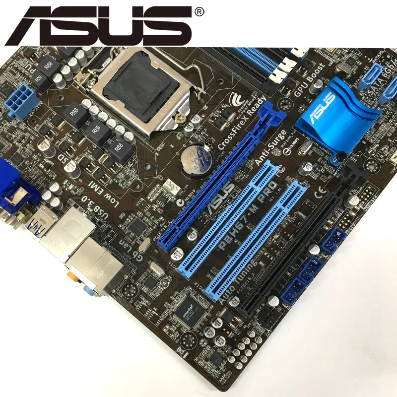 Материнская плата Asus P8H67 M PRO для настольного компьютера H67 Socket LGA 1155 i3 i5 i7 DDR3 32 Гб u ATX