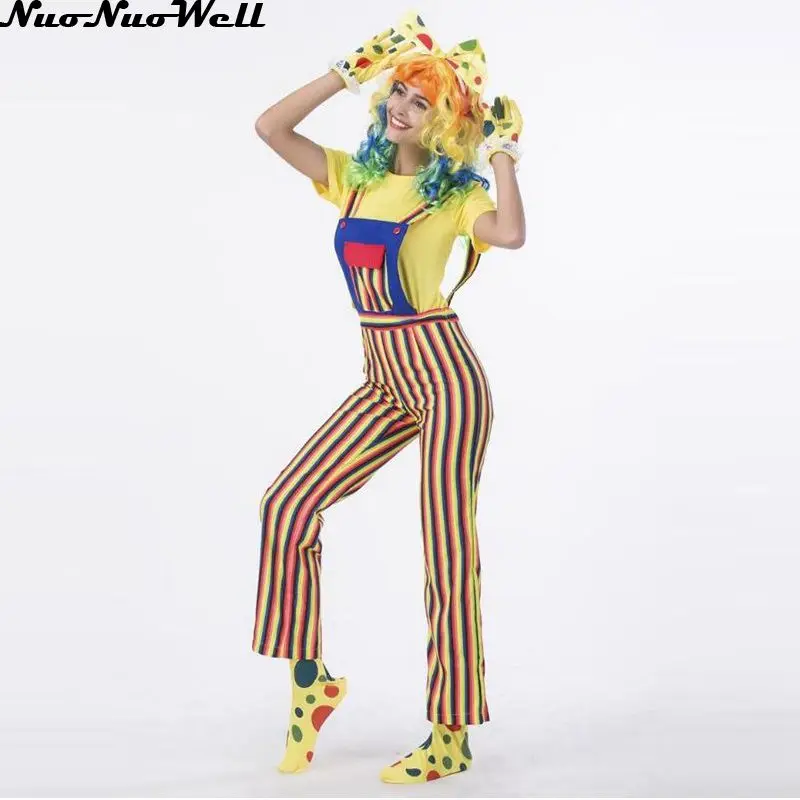 Бесплатная доставка Женский взрослый клоун Рождественский ночной клуб