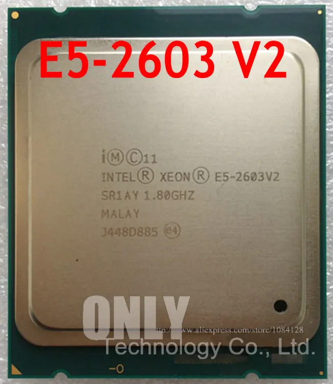 Процессор Intel Xeon E5-2603V2 E5 2603 V2 процессор 1,80 ГГц FCLGA2011 80 Вт 10 МБ четырехъядерный процессор в течение 1 дня