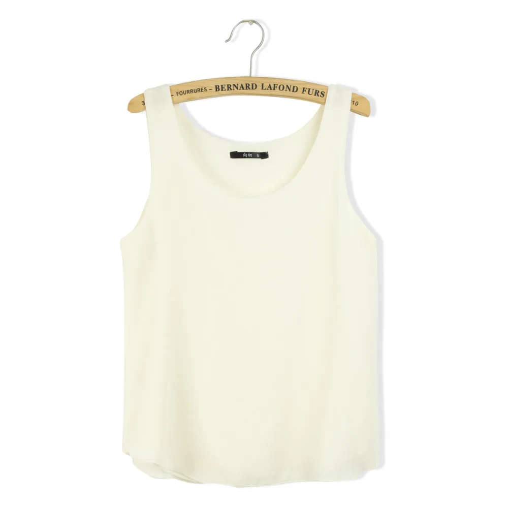 Женские шифоновые майки без рукавов летние топы больших размеров синего