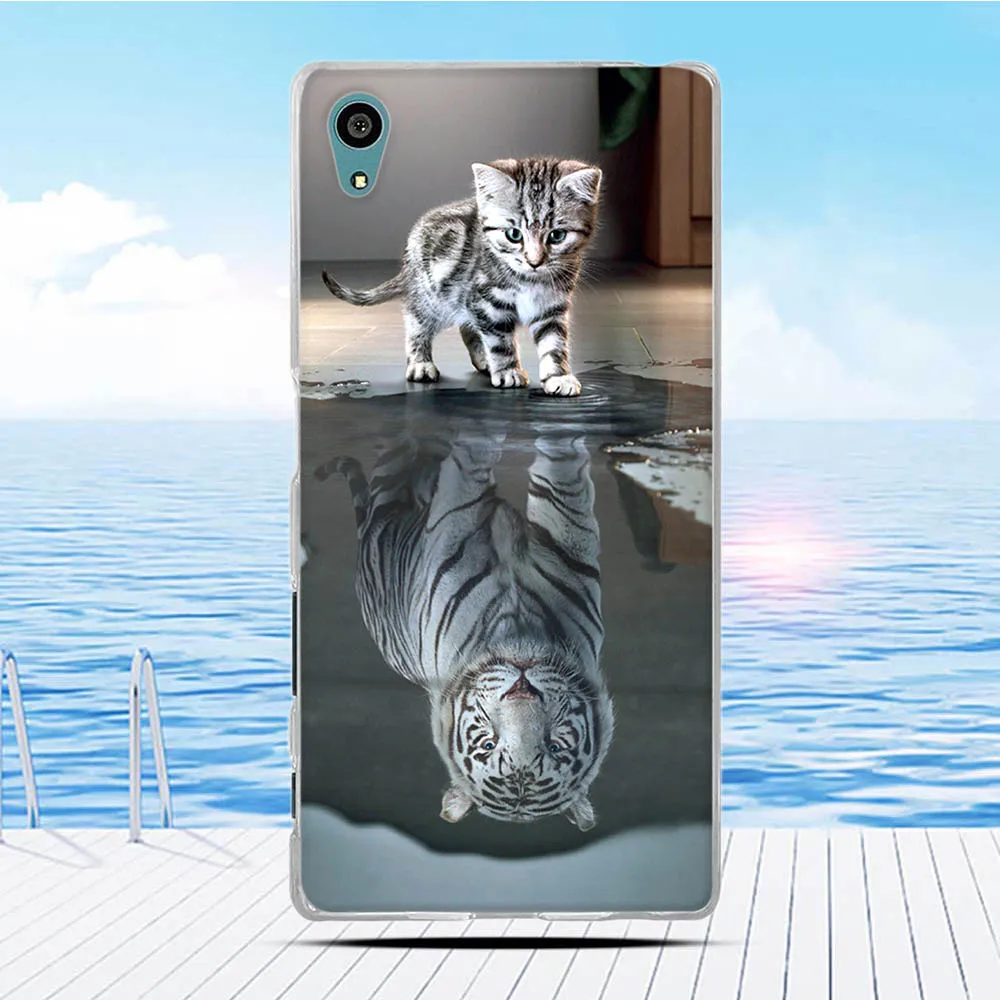 Чехол для Sony Xperia Z5 E6003 E6633 E6653 E6683 мультяшный 3D рельефный рисунок задняя крышка из