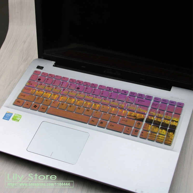 Силиконовая защитная накладка на клавиатуру для Asus Vivobook Max F541 F541Sa F541Sc F541Ua F541Uv F540Up