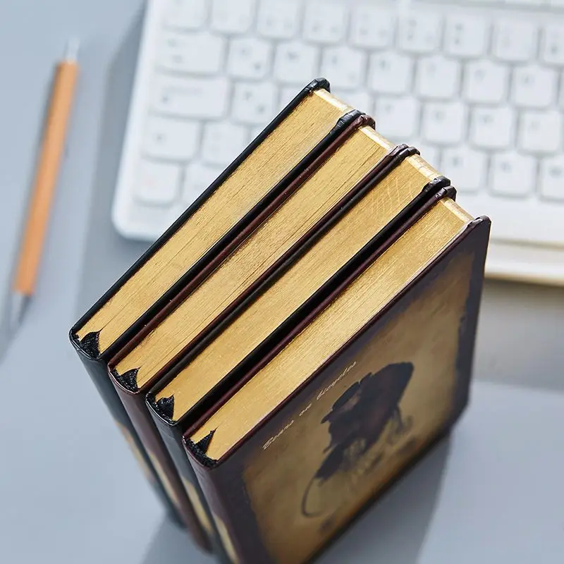 1 шт. Жесткая обложка для блокнота в стиле ретро|Записные книжки| |