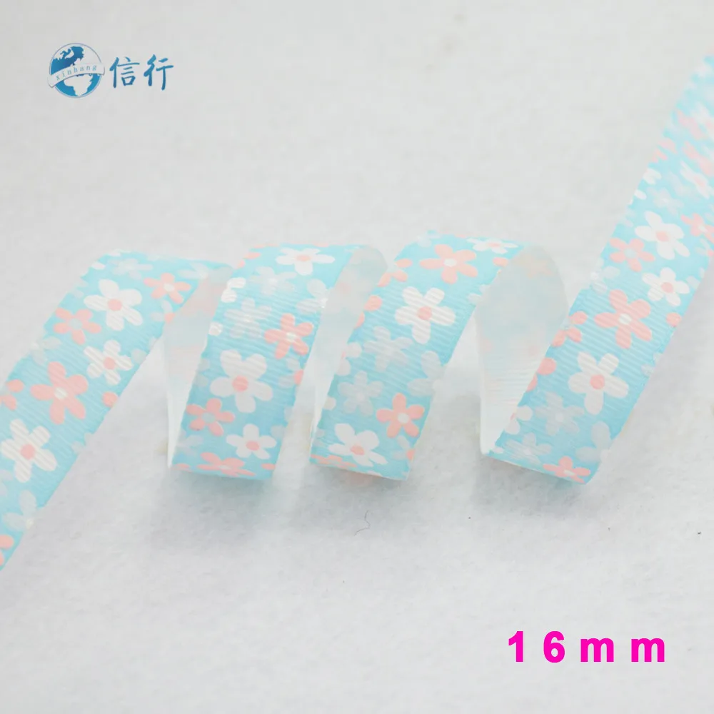 16mm width dots printed ribbons Polyester Grosgrain ribbon lace satin DIY hairbow accessories gift package #3456 | Дом и сад