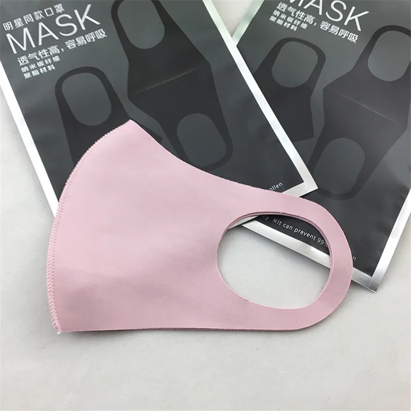 Pink 2 шт Пыленепроницаемая Трехмерная маска для спорта на открытом воздухе дышащая моющаяся и легко дышит Личная маска - Цвет: Pink