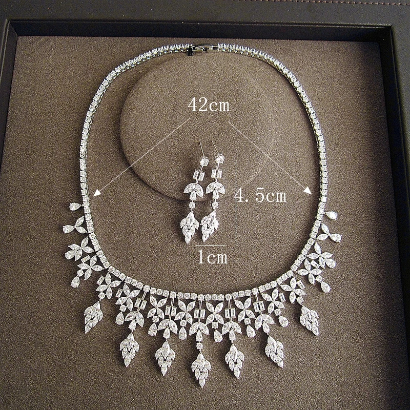 Fashion AAA Cubic Zirconia Luxuriant Flower modeling set Wedding/Party/dinner Jewelry for Women SC007 | Украшения и аксессуары