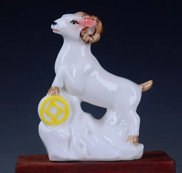 Керамическое украшение в виде знаков зодиака домашнее животное крыса бык кролик