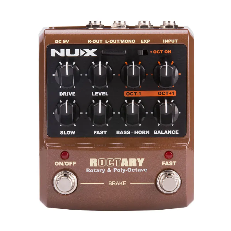 Актриальный симулятор NUX и полифонная октава педаль для гитары стомп-боксы