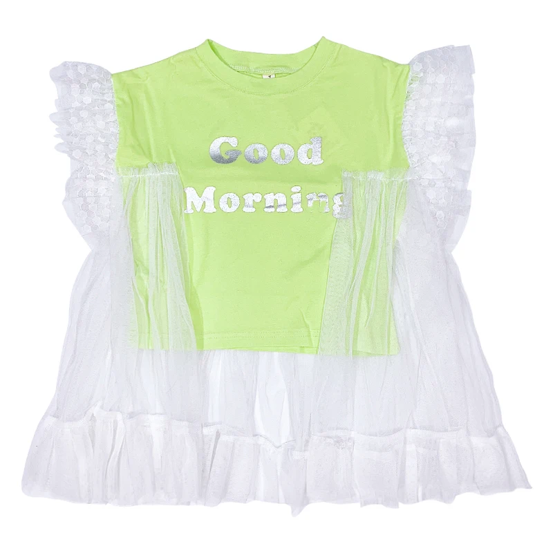 Футболка с короткими рукавами для девочек лето 2019 новая детская футболка из