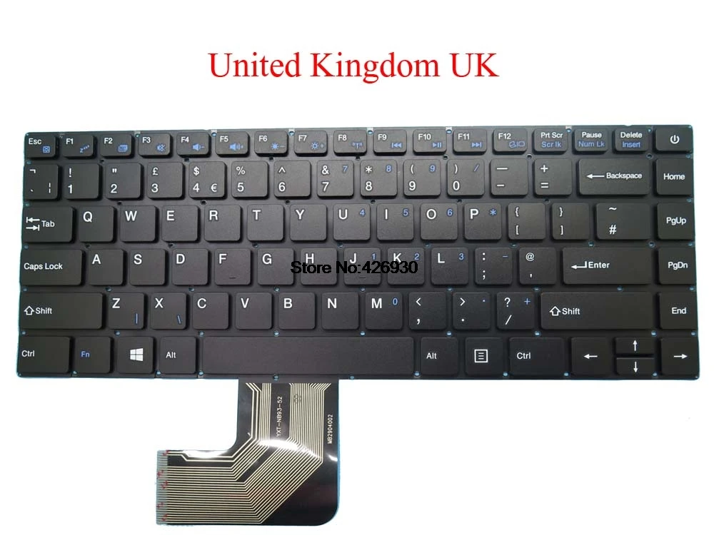 Ноутбук US RU FR KR UK Клавиатура для Prestigio для Smartbook 133S PSB133S01 Россия Английский Франция корейский Великобритания Новинка - Цвет: United Kingdom UK