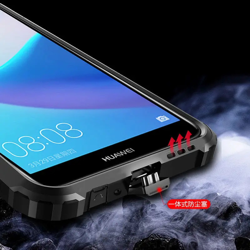 Армированный Гибридный Прочный чехол для huawei Honor 8 9 10 Lite 7A 8C 8X водостойкий Чехол для huawei Honor 6X V20 Note 10 Jkke