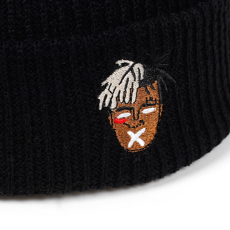 Высокое качество xxxtentacion дреды очень повседневные шапочки для мужчин и женщин модные вязаные зимние шапки хип-хоп Skullies кепки шапки