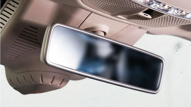 Внутренняя Рамка Зеркала заднего вида из нержавеющей стали отделка Аксессуары