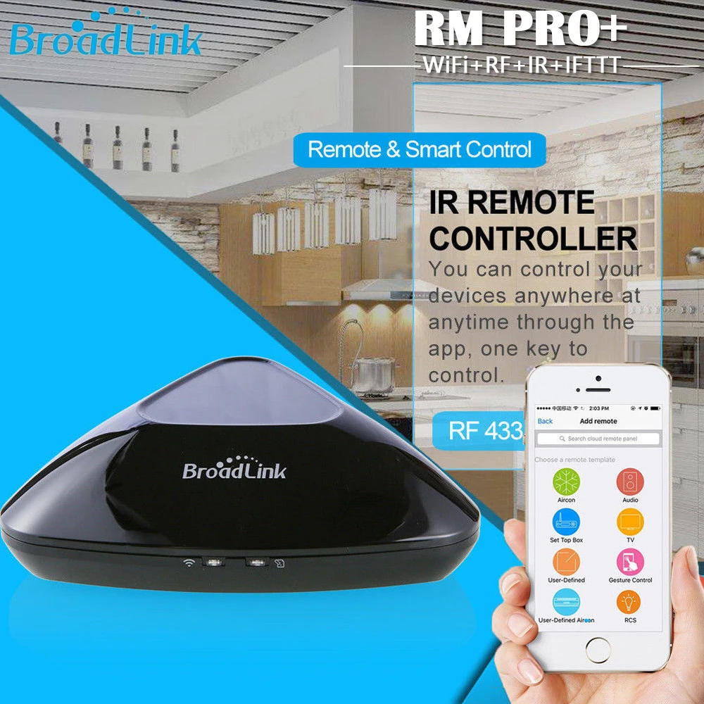 Broadlink умный дом управление Лер RM Pro RM33 RM Mini3 wifi IR RF Siri голосовой пульт дистанционного управления для Alexa Google домашняя Автоматизация