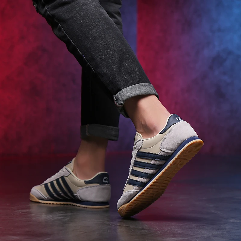 Классические мужские кроссовки для бега удобная спортивная обувь дышащие Легкие