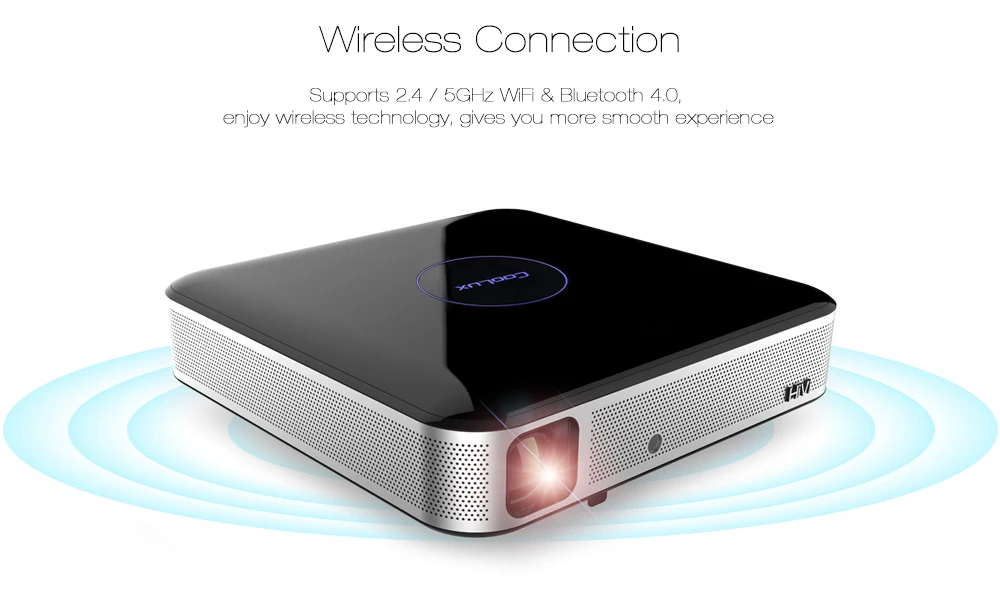 COOLUX S3 Pro DLP проектор 3D Bluetooth 1100 ANSI 1280x800 P Поддержка 4K 2,4/5 ГГц WiFi Bluetooth 4,0 плеер для домашнего кинотеатра