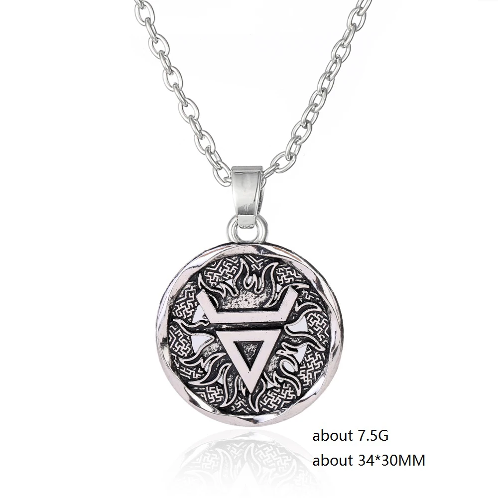Teamer Регулируемый кулон Neckalce Veles символ Weles славянское богатство талисман бренд ювелирные изделия языческое мужское ожерелье золотой серебряный цвет