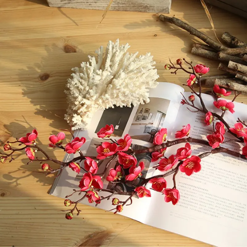 

Большие искусственные вишни из шелка, ветка сакуры