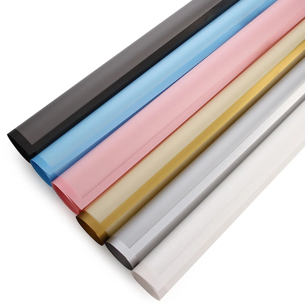 Оберточная бумага для цветов Упаковка букета упаковка подарков DIY матовая