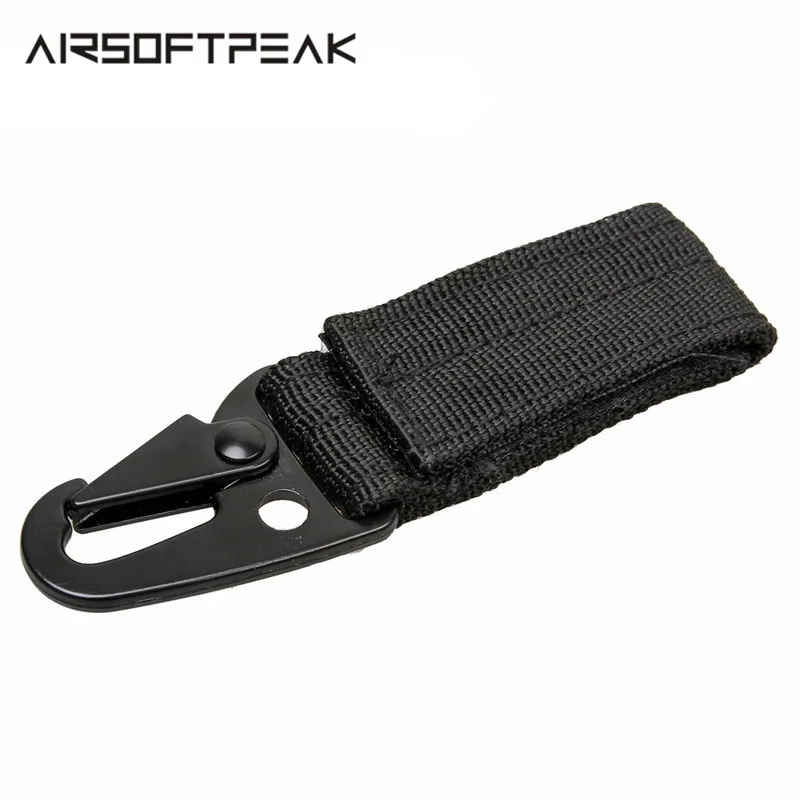 Molle Тактические аксессуар Пряжка нейлоновый крючок брелок Многоразовые клипсы Быстрый выпуск Открытый военный инструмент охотничьего снаряжения