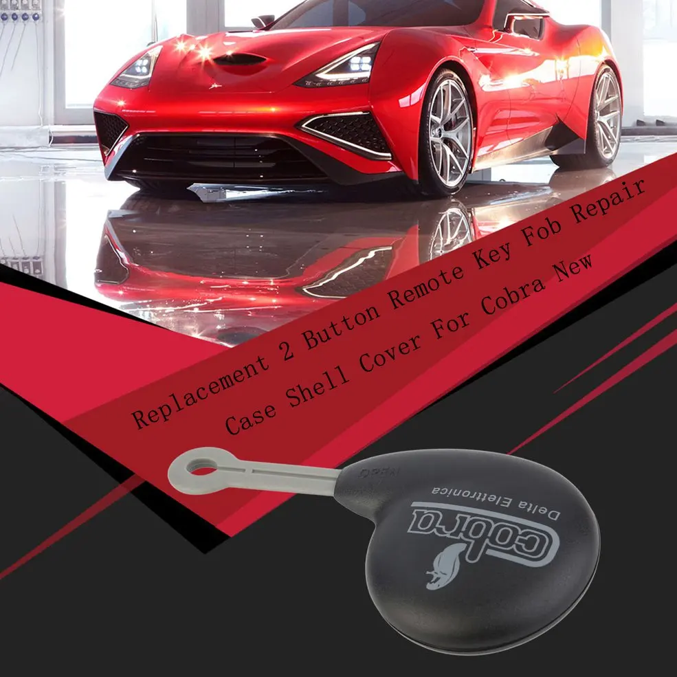 1 шт., 2 кнопки, подходит для Toyota, для Cobra, сигнализация 7777, 1046, 3193, 7928, 8188, брелок, чехол, новая замена, пульт дистанционного ключа