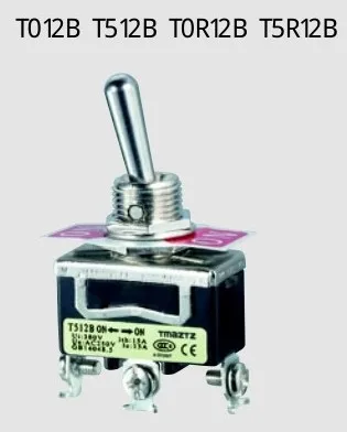 

Electrical appliances toggle switch t012b t512b tor12b t5r12b free shipping