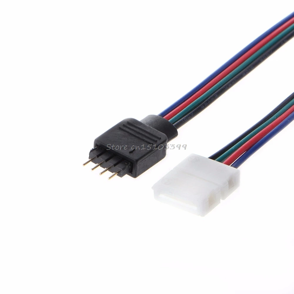 5 шт. 15 см 4 Pin 4 Pin 5050 3528 светодиодный RGB удлинитель кабеля провода светодиодные полосы удлинитель G08 и Прямая поставка