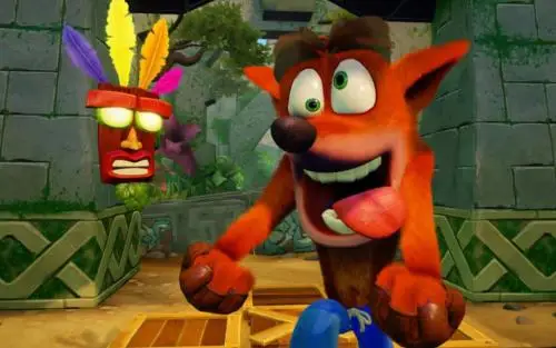Новая игра Crash Bandicoot косплей маски шеф Aku Смола Маска Половина лица шлем карнавал вечерние Хэллоуин бутафория для маскарада