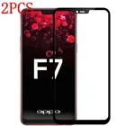2 шт. закаленное стекло с полным покрытием для OPPO F7 защита для экрана Защитная пленка для OPPO F7 стекло