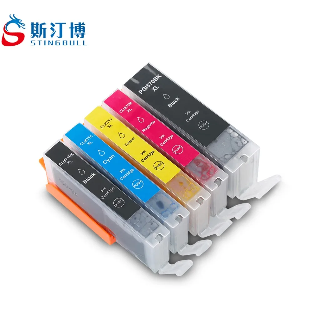 PGI-570 CLI-571 картриджи для Canon PIXMA MG5750 MG5751 MG5752 MG5753 MG6850 MG6851 MG6852 MG6853 MG7750 MG7751 MG7752 |
