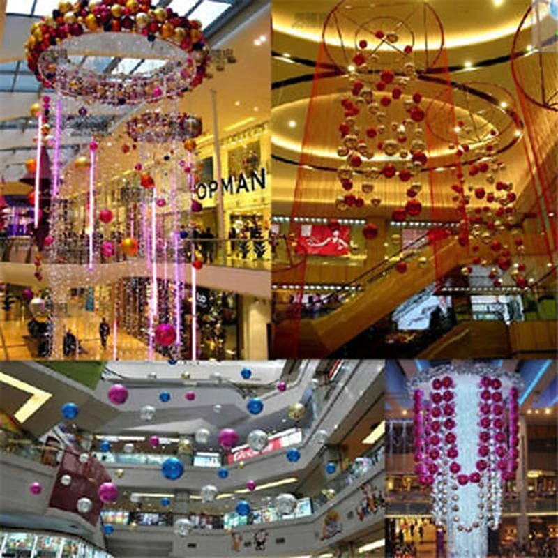 12 шт./компл. блестящие шикарные елочный шар рождественские безделушки вечерние