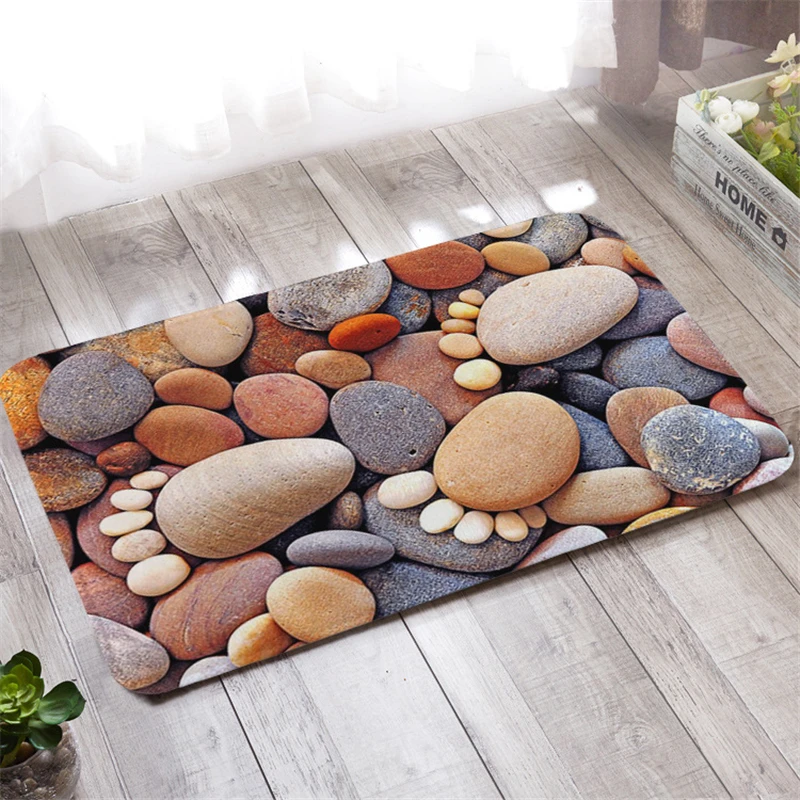 3D Cobble Stone ковер коврики для двери коврик кухни гостиной напольный