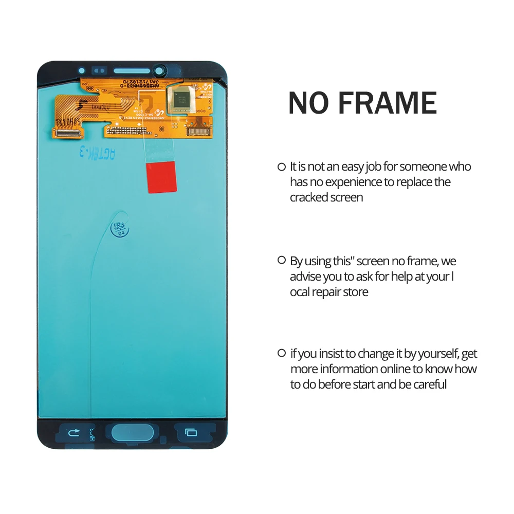 5," дисплей C7 lcd супер AMOLED ЖК-дисплей+ сенсорный экран для Samsung Galaxy C7 C7000 яркость экрана регулируемая