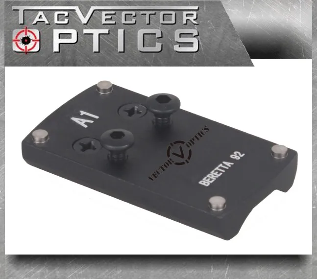 Базовая пластина Vector Optics Beretta 92 для пистолетного ружья прицел с красной точкой