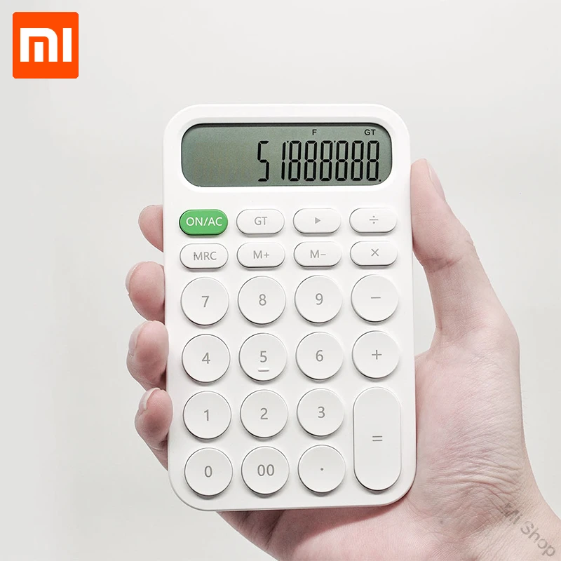 Новое прибытие оригинальный Xiaomi Мини MIIIW калькулятор 12 bit светодиодный дисплей