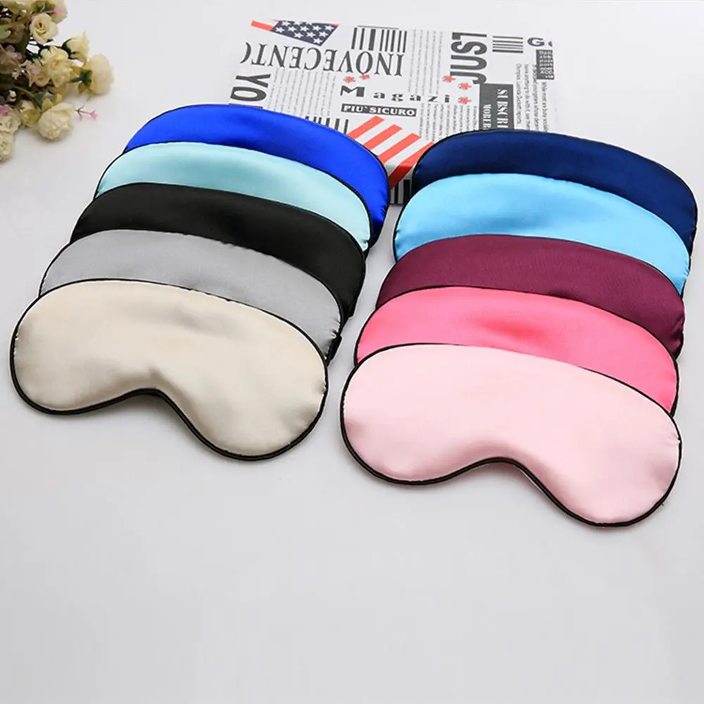 1 шт. новинка мягкая маска для сна из искусственного шелка мягкий тент