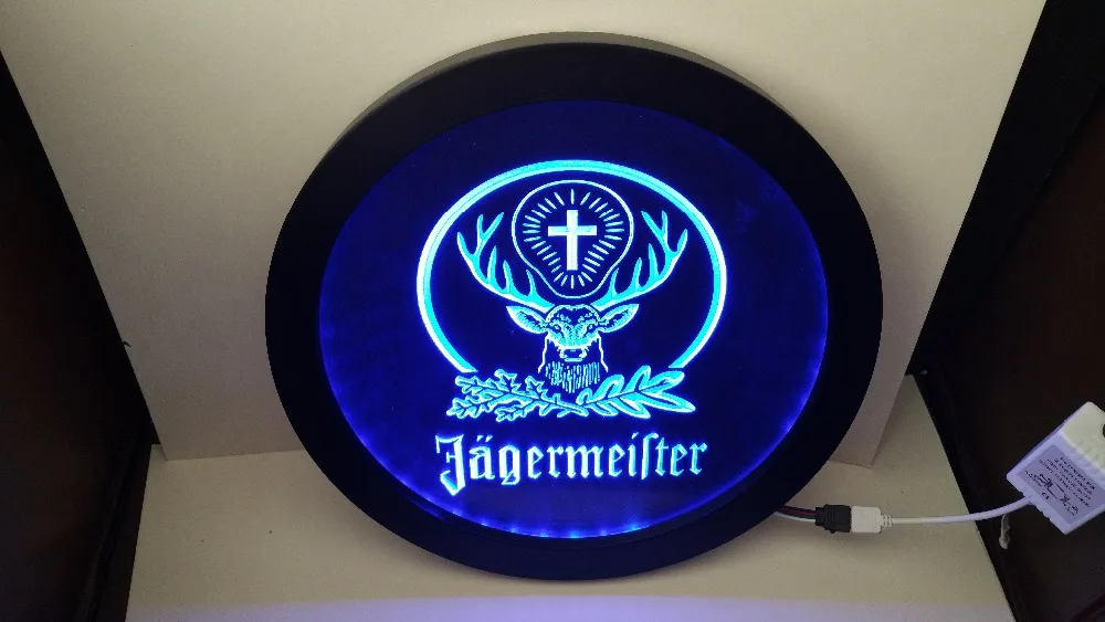 B 10 Jagermeister голова оленя RGB светодиодный мульти Цвет беспроводного управления